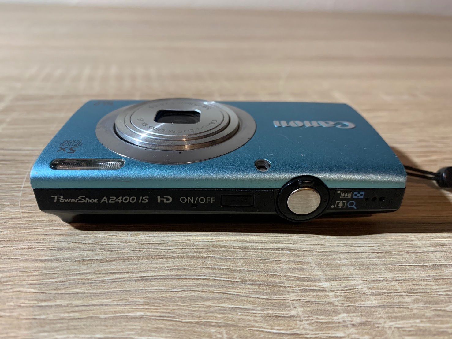 7383 Canon PowerShot A2400 IS ブルー デジカメ ジャンク品 - メルカリ