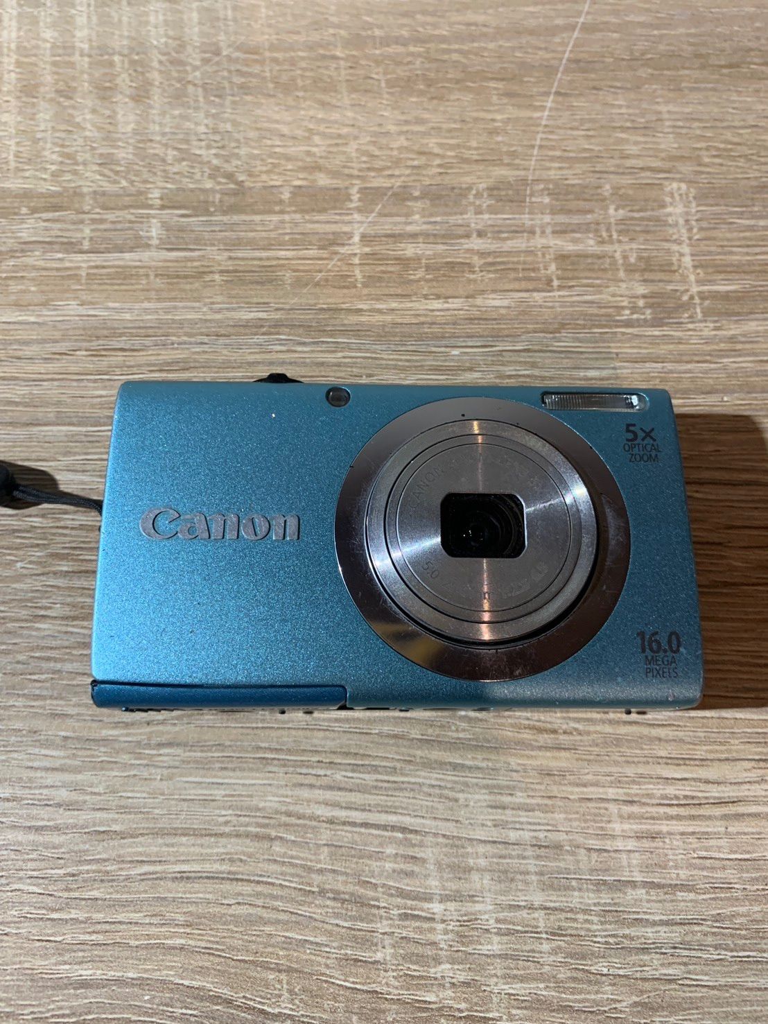 7383 Canon PowerShot A2400 IS ブルー デジカメ ジャンク品 - メルカリ