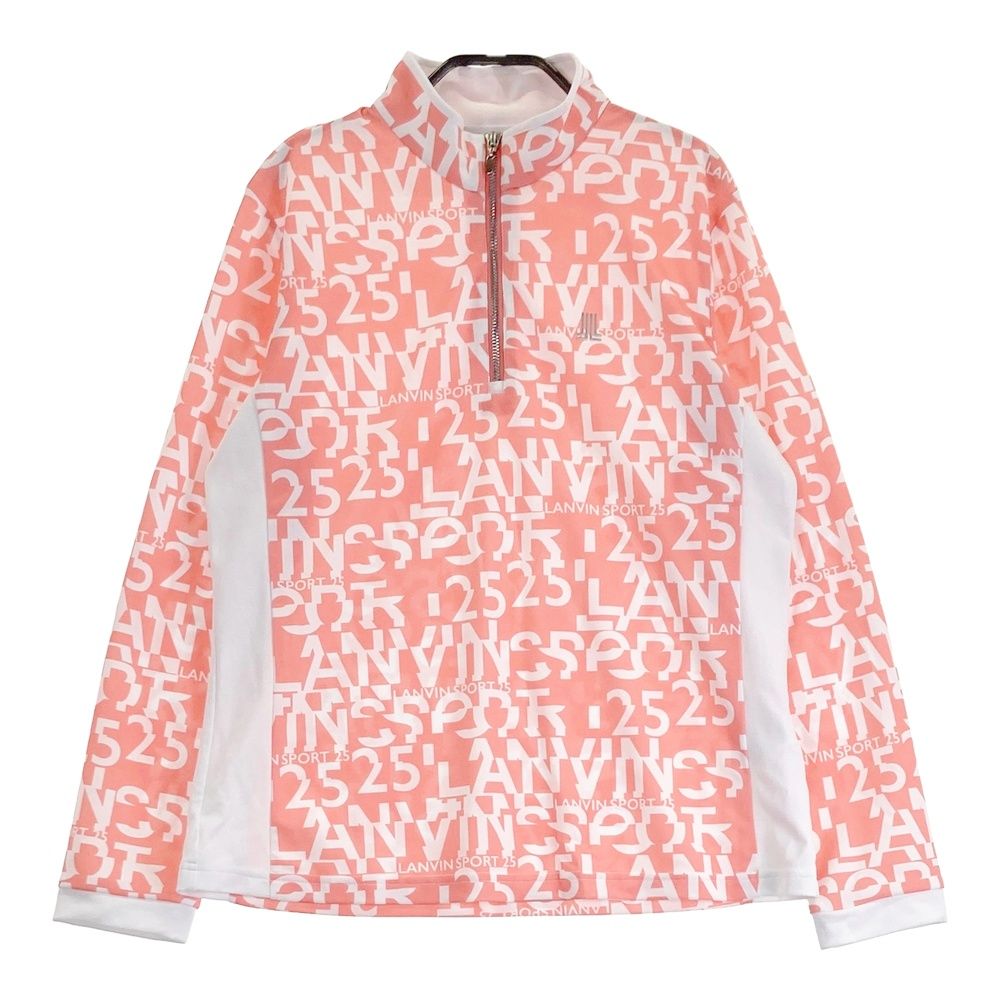 サイズ：42 LANVIN SPORT ランバン スポール ハーフジップ長袖Tシャツ