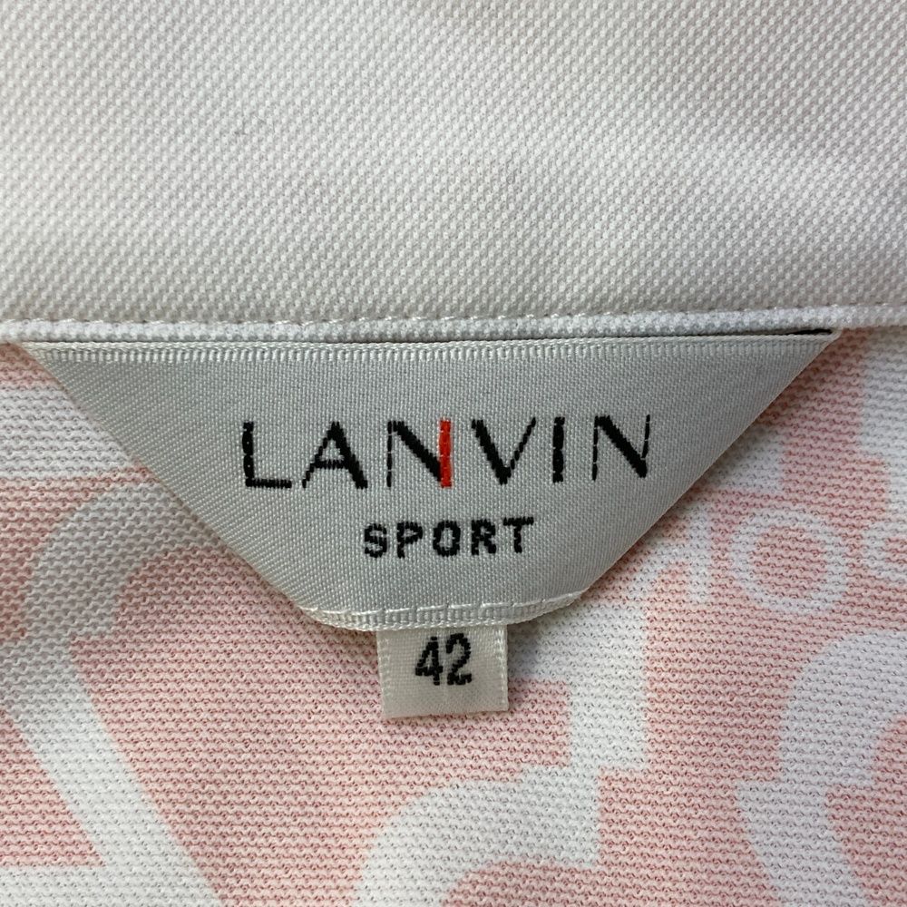 サイズ：42 LANVIN SPORT ランバン スポール ハーフジップ長袖Tシャツ