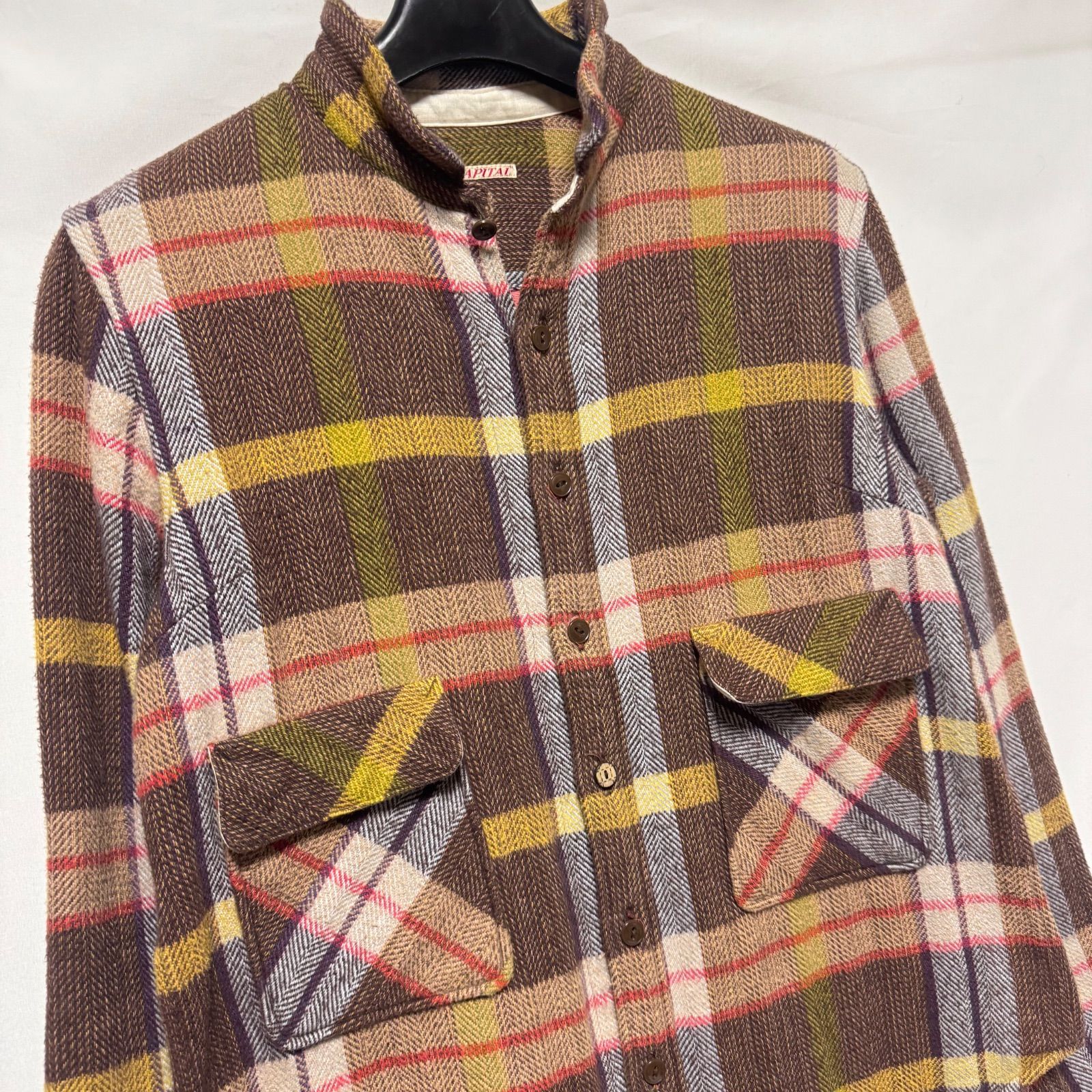 2026年最新KAPITAL KAPITAL キャピタル チェック シャツ エルボー 