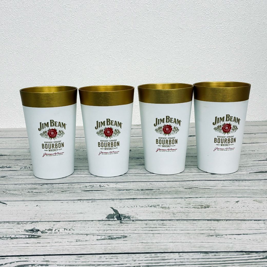 ジムビーム タンブラー 4個セット 業務用 飲食店 サントリー 中古 