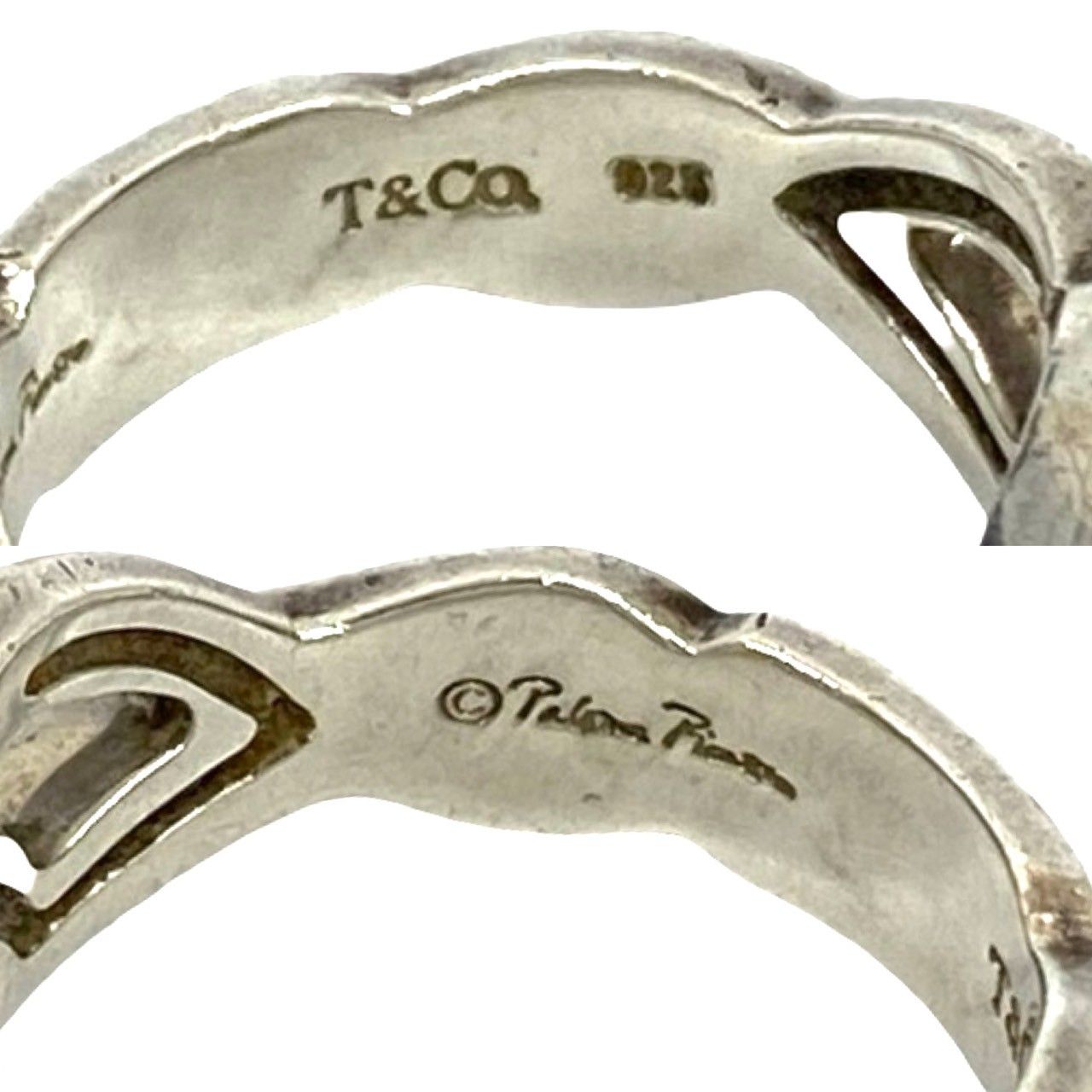 極 美品 希少品 TIFFANY&Co. ティファニー ダブル ラビングハート