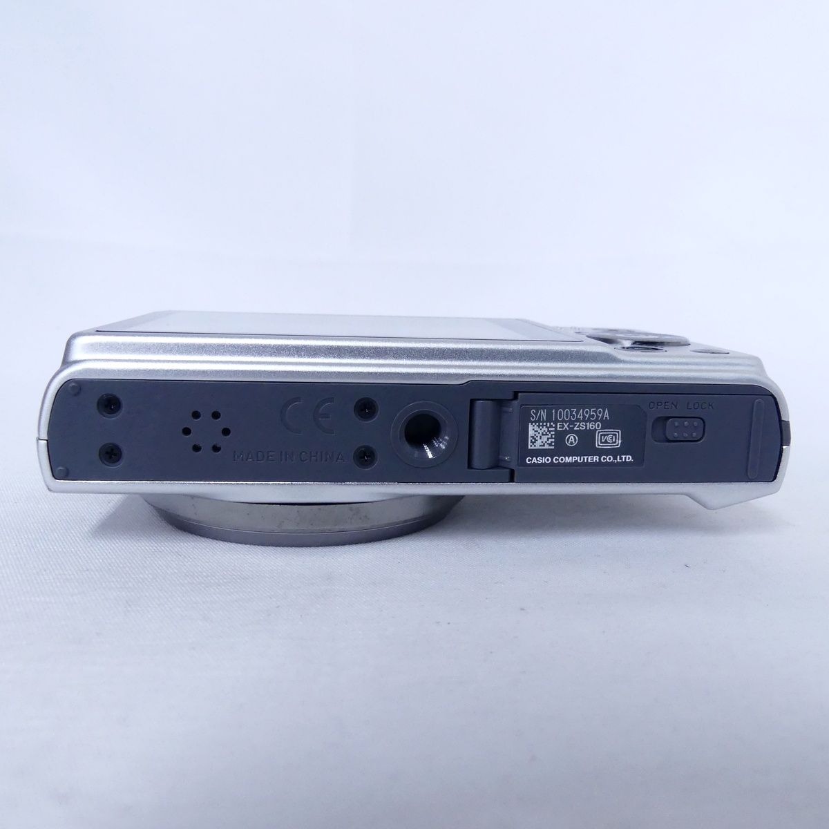 CASIO カシオ EXILIM EX-ZS160 シルバー デジタルカメラ コンパクト