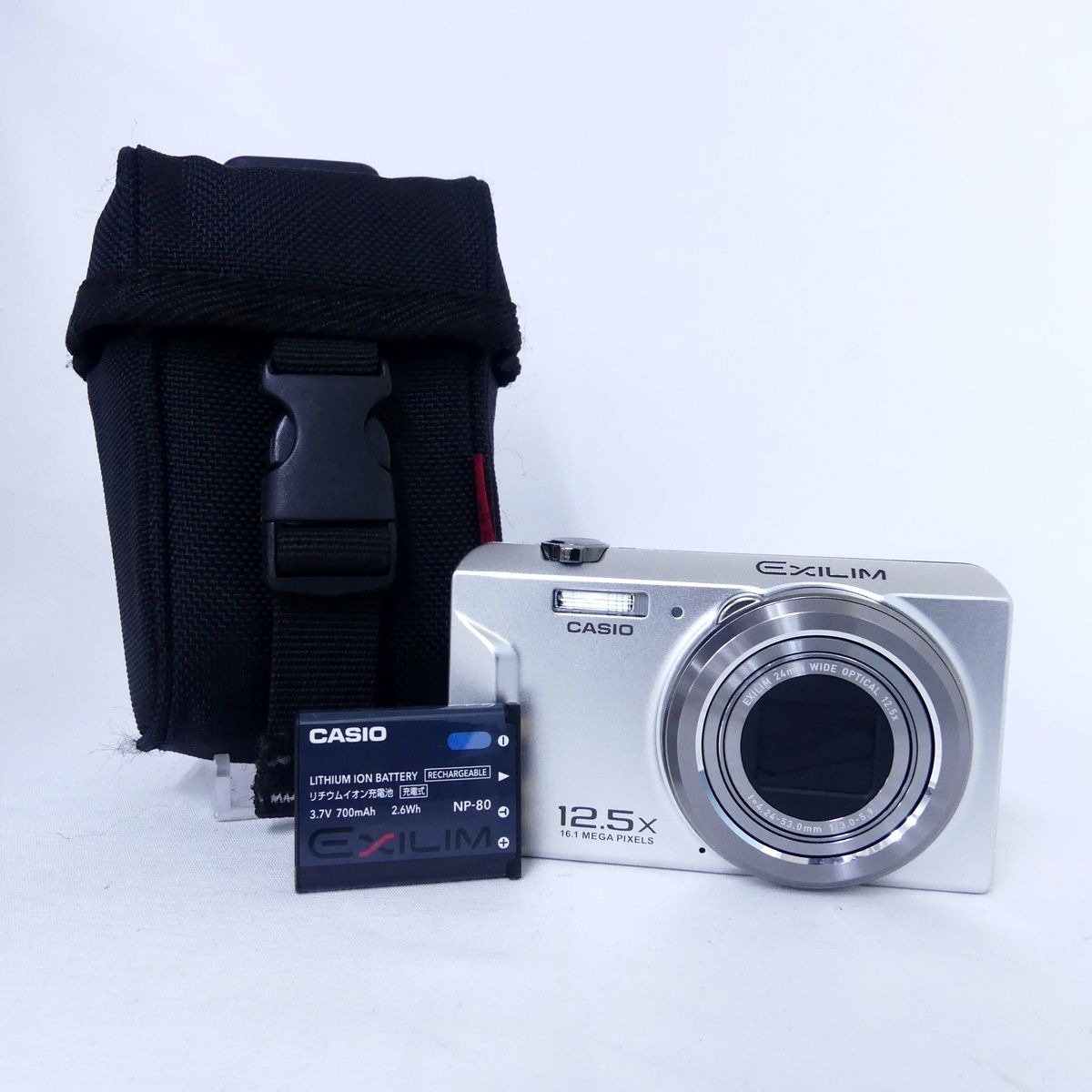 CASIO カシオ EXILIM EX-ZS160 シルバー デジタルカメラ コンパクト
