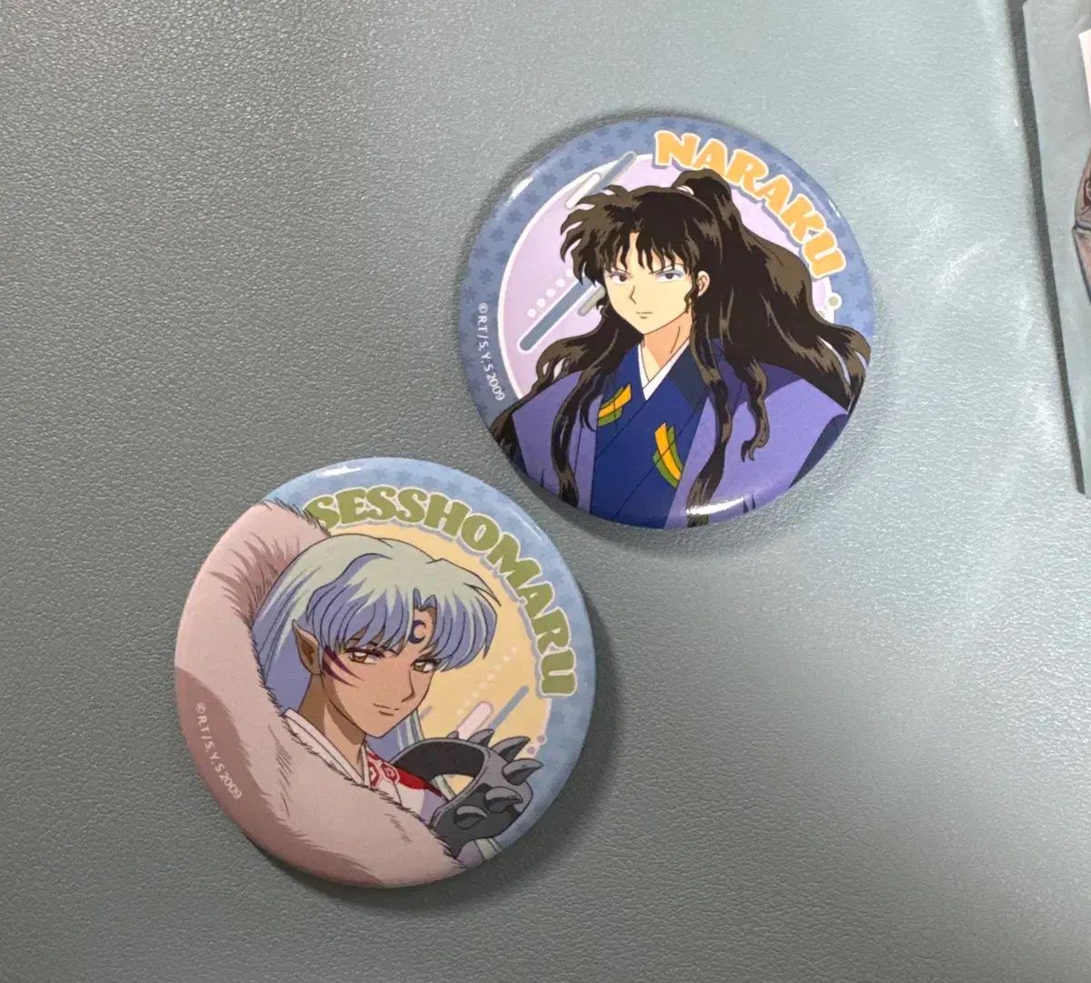 犬夜叉 殺生丸 奈落 コラボ カフェ 缶バッジ - メルカリ