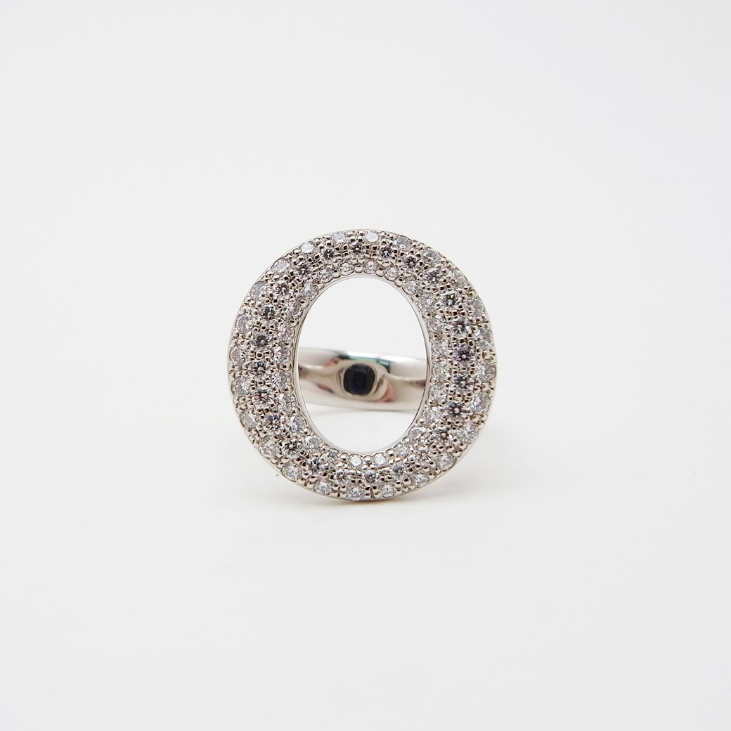 ティファニー セビアナ リング ダイヤモンド 10号 Pt950 新品仕上げ SA