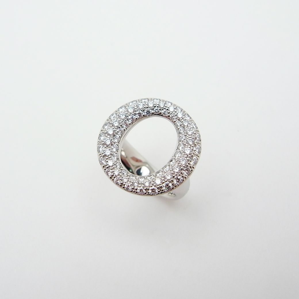 ティファニー セビアナ リング ダイヤモンド 10号 Pt950 新品仕上げ SA