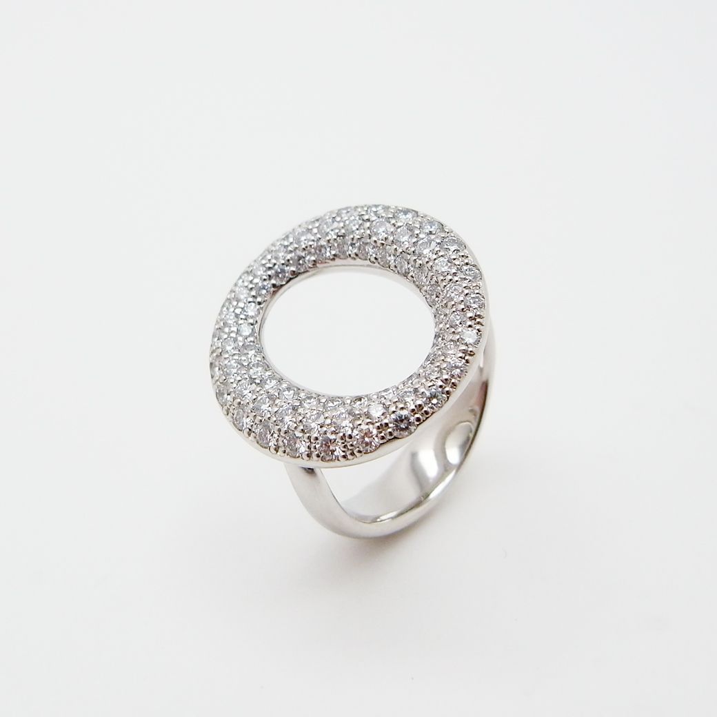 ティファニー セビアナ リング ダイヤモンド 10号 Pt950 新品仕上げ SA