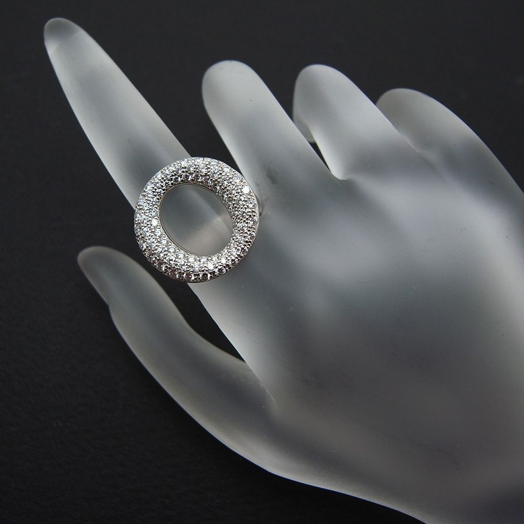 ティファニー セビアナ リング ダイヤモンド 10号 Pt950 新品仕上げ SA