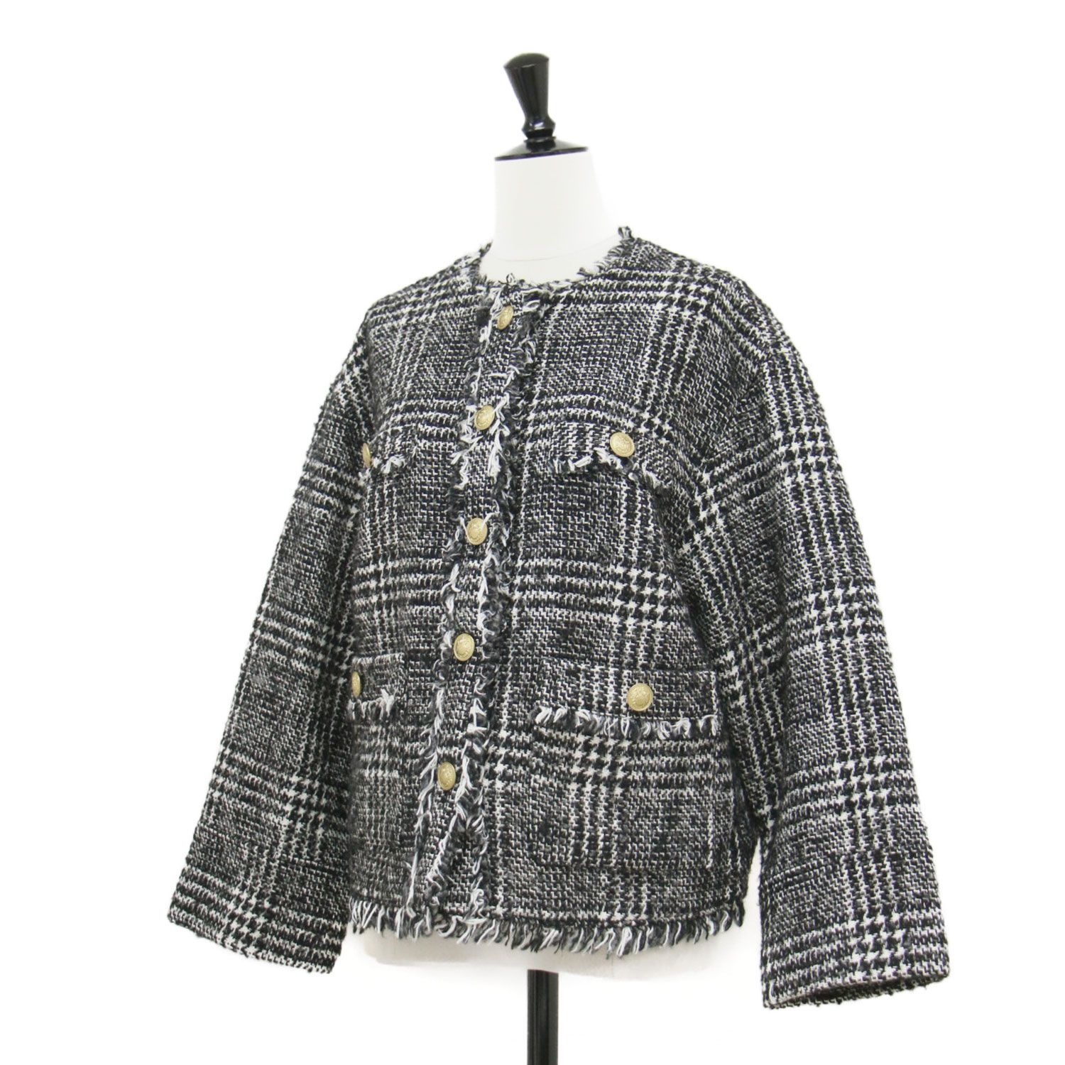 Mystrada マイストラーダ ジャケット ブラック 黒 サイズ:36 | 23秋冬