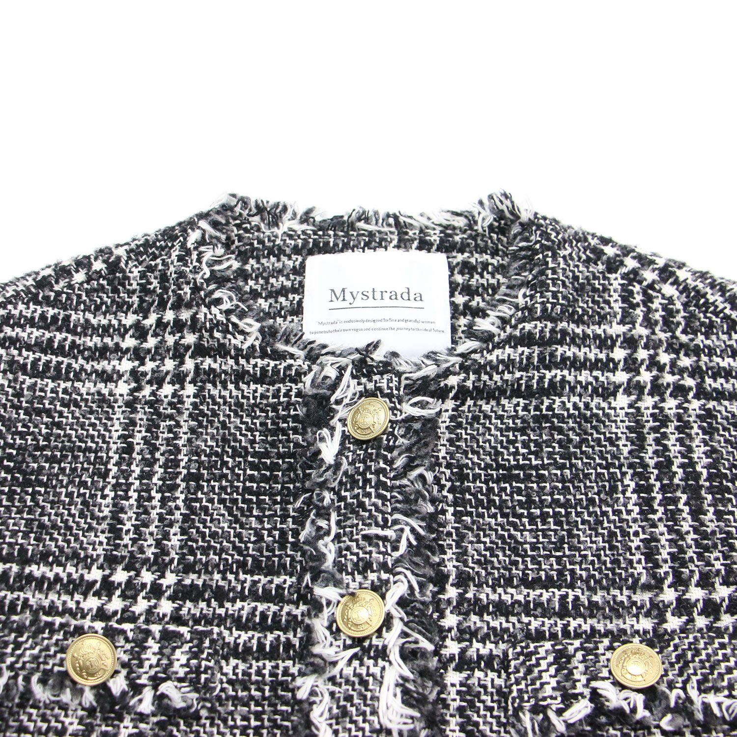 Mystrada マイストラーダ ジャケット ブラック 黒 サイズ:36 | 23秋冬