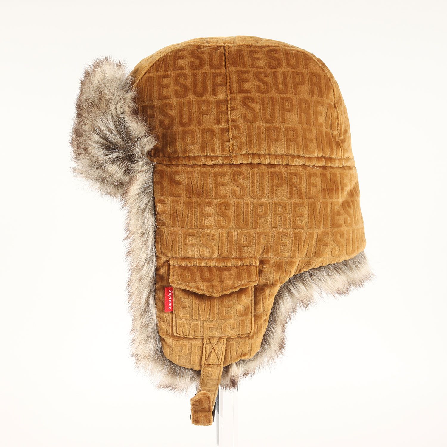 帽子 SUPREME Velvet Pattern Trooper 新品 色: BL