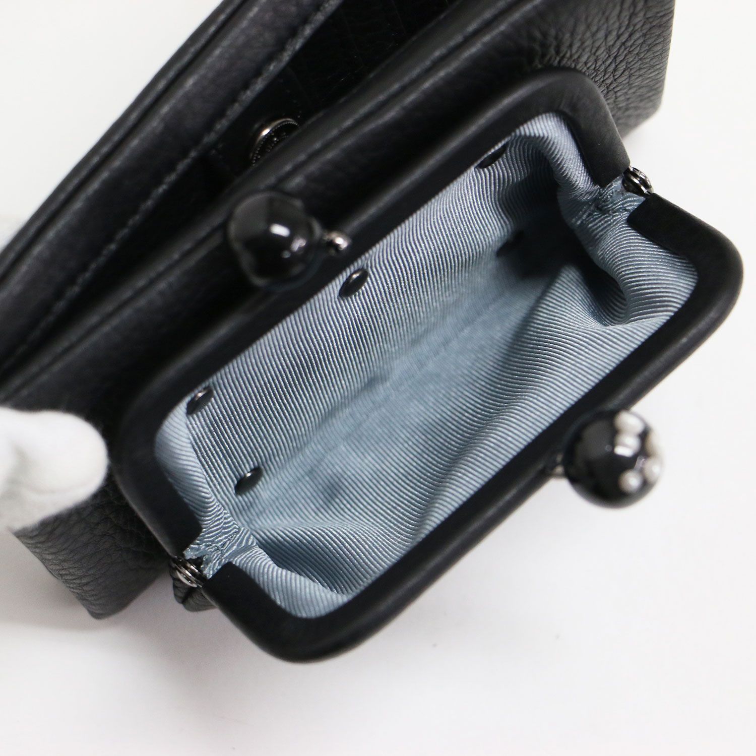 美品】ear PAPILLONNER イア パピヨネ 財布 | 牛革 がま口 二つ折り