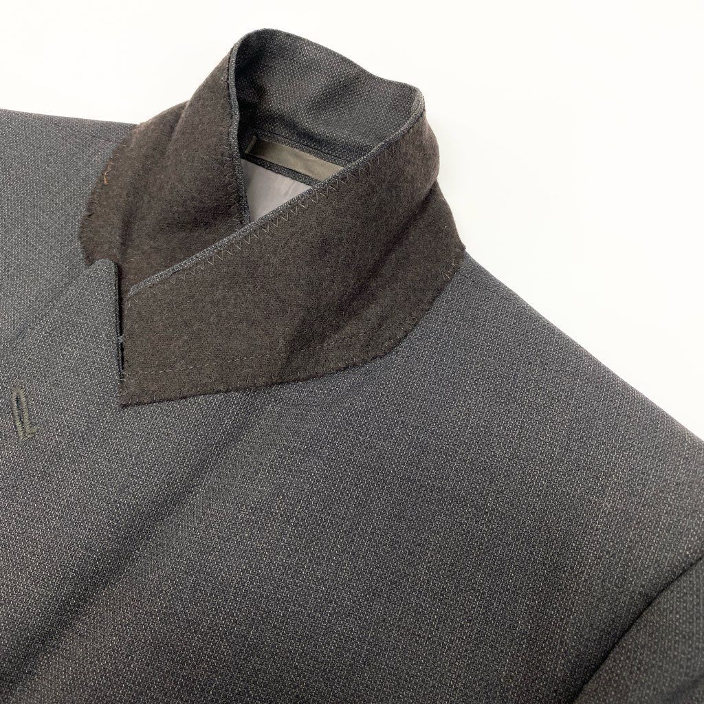 J82 美品 XL バーバリー スーツ上下 ダークグレー メンズ J82 美品 XL