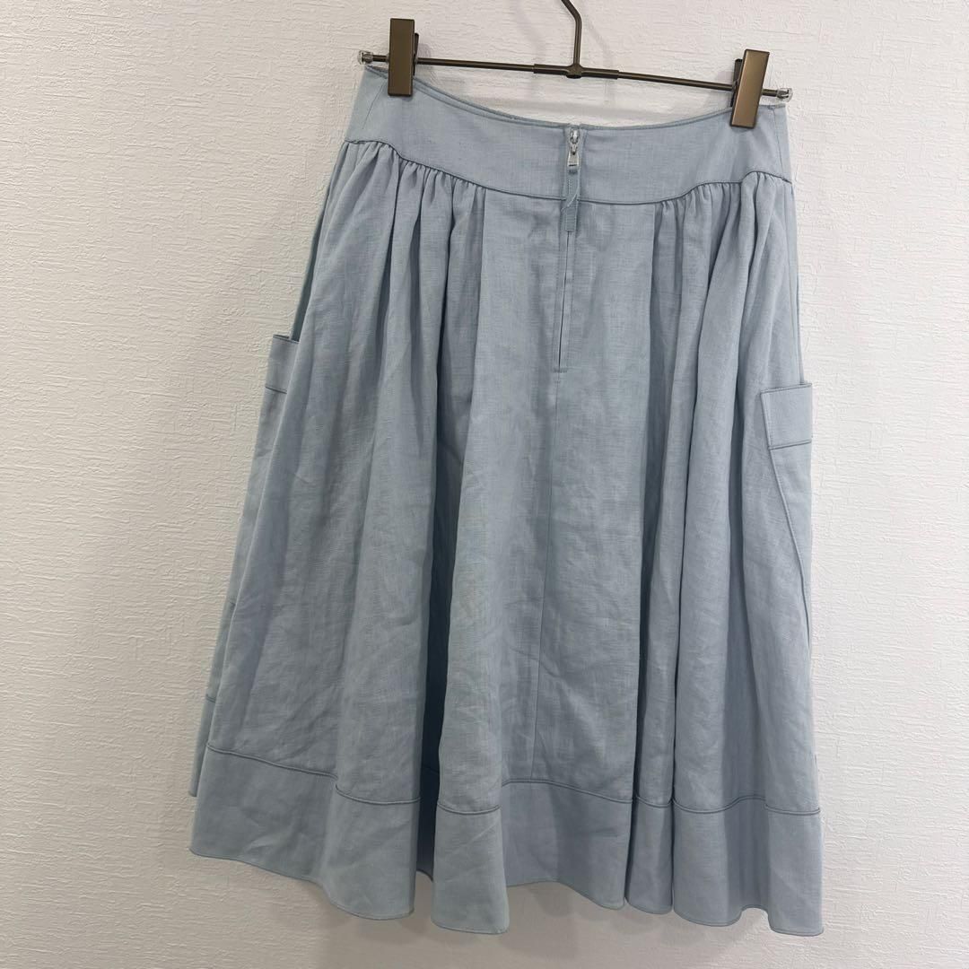 FOXEY フォクシー 水色 フレアスカート - メルカリ