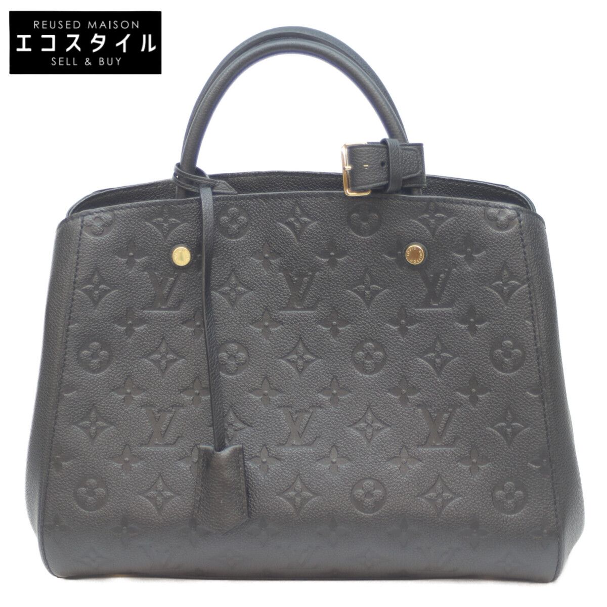 LOUIS VUITTON ルイヴィトン 16年 M41048 黒 ｱﾝﾌﾟﾗﾝﾄ ﾓﾝﾃｰﾆｭMM - メルカリ