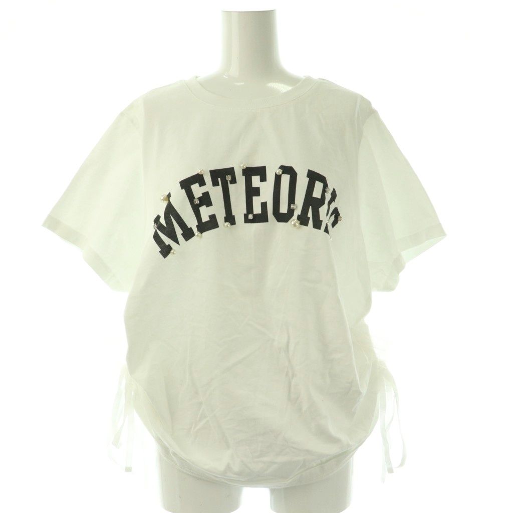 カデュネ CADUNE 25SS サイドチュールロゴTシャツ カットソー 半袖