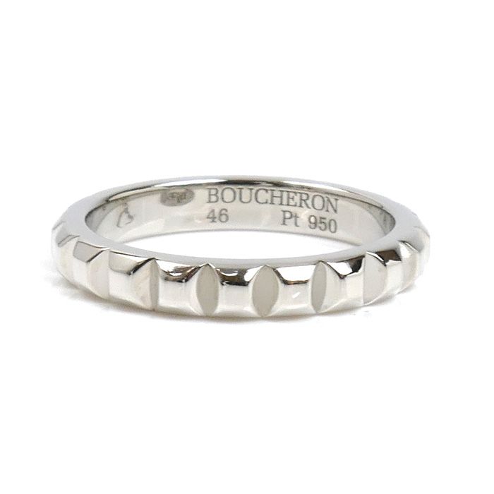 Boucheron ブシュロン Pt950プラチナ キャトル クルドパリ ミディアム