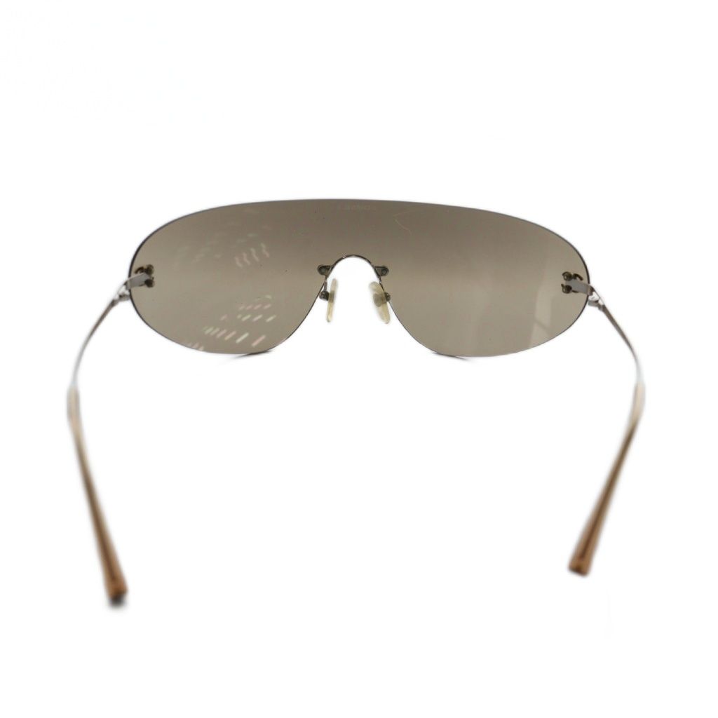 シャネル CHANEL ココマーク サングラス メタルフレーム 01□36 120 茶