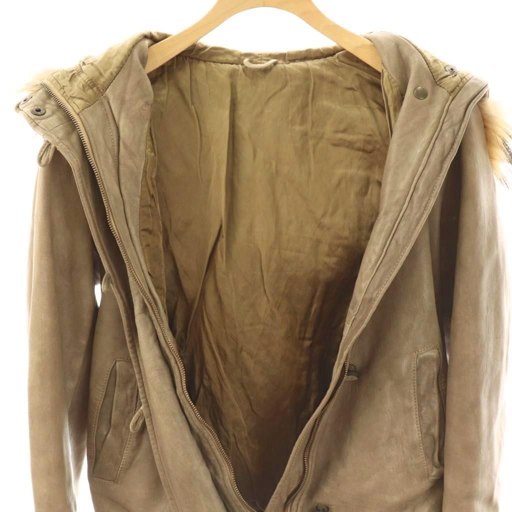 ジョルジオブラット GIORGIO BRATO ファーレザージャケット アウター