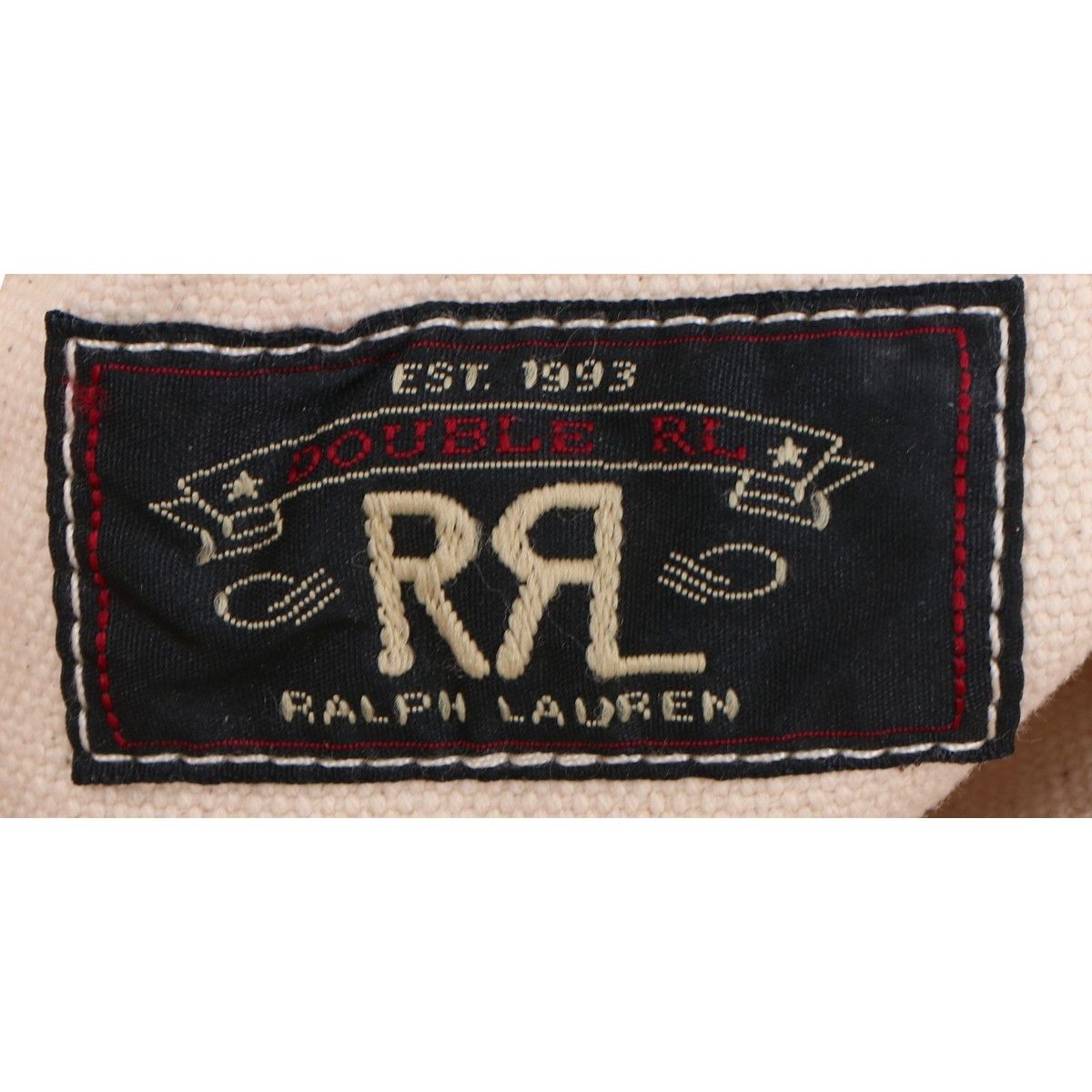 RRL ダブルアールエル ロゴ入り キャンバス レザーハンドル 2WAY