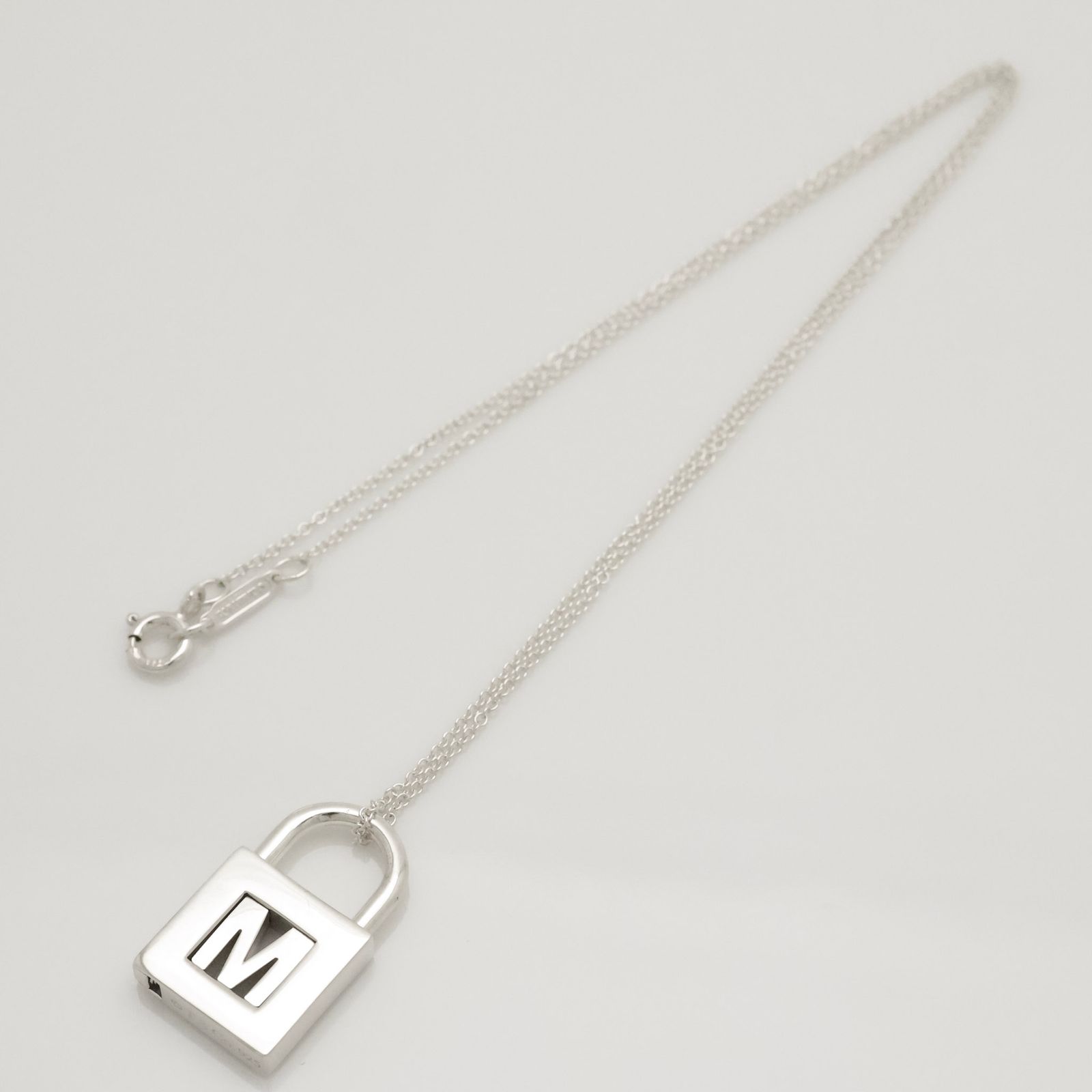 中古TIFFANY⁄ティファニー 925 イニシャル⁄N カデナ ペンダント 