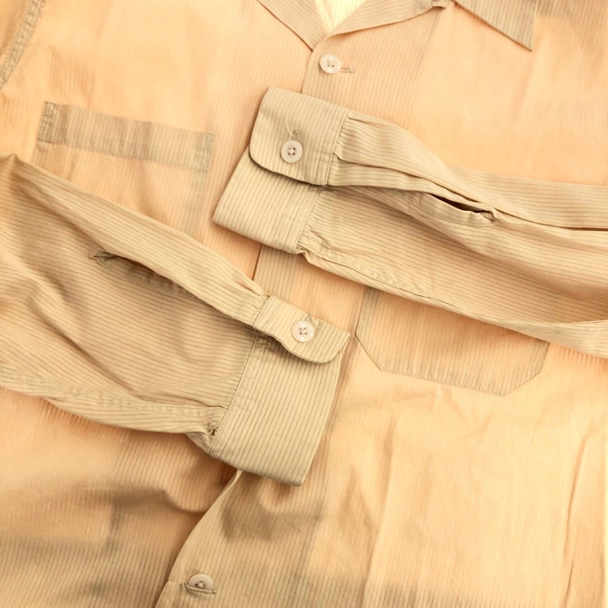 ATLAST&CO アットラスト 長袖オープンカラーシャツ サイズ:15.5