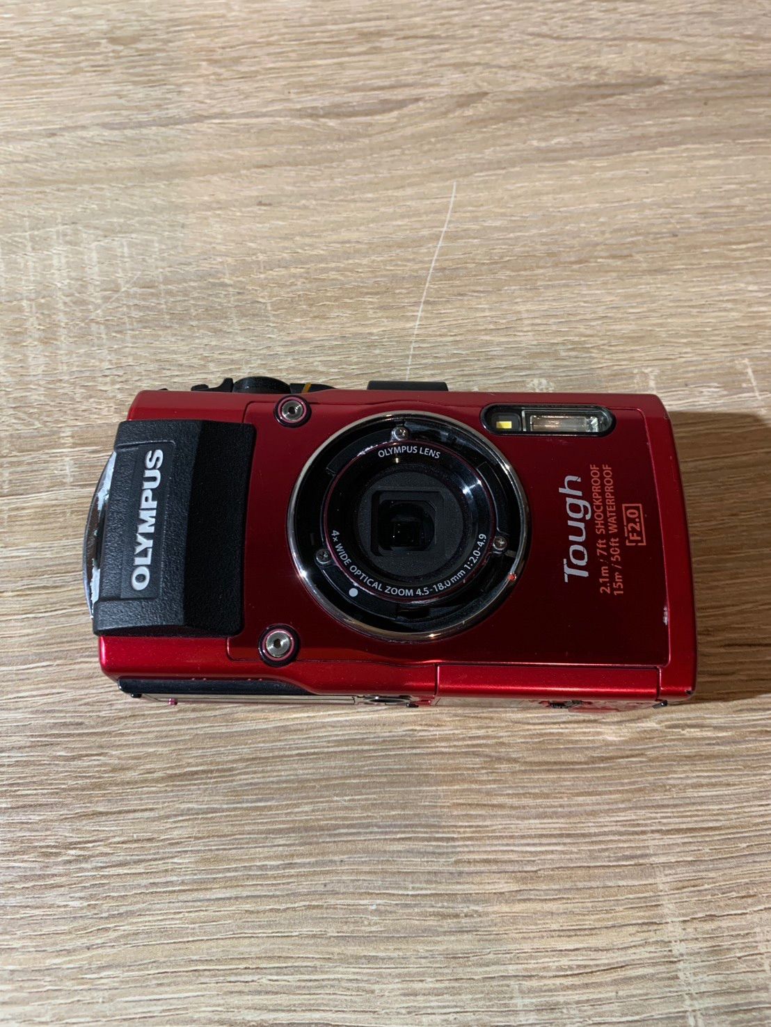 7412 OLYMPUS STYLUS Tough TG-4 レッド デジカメ ジャンク品 - メルカリ
