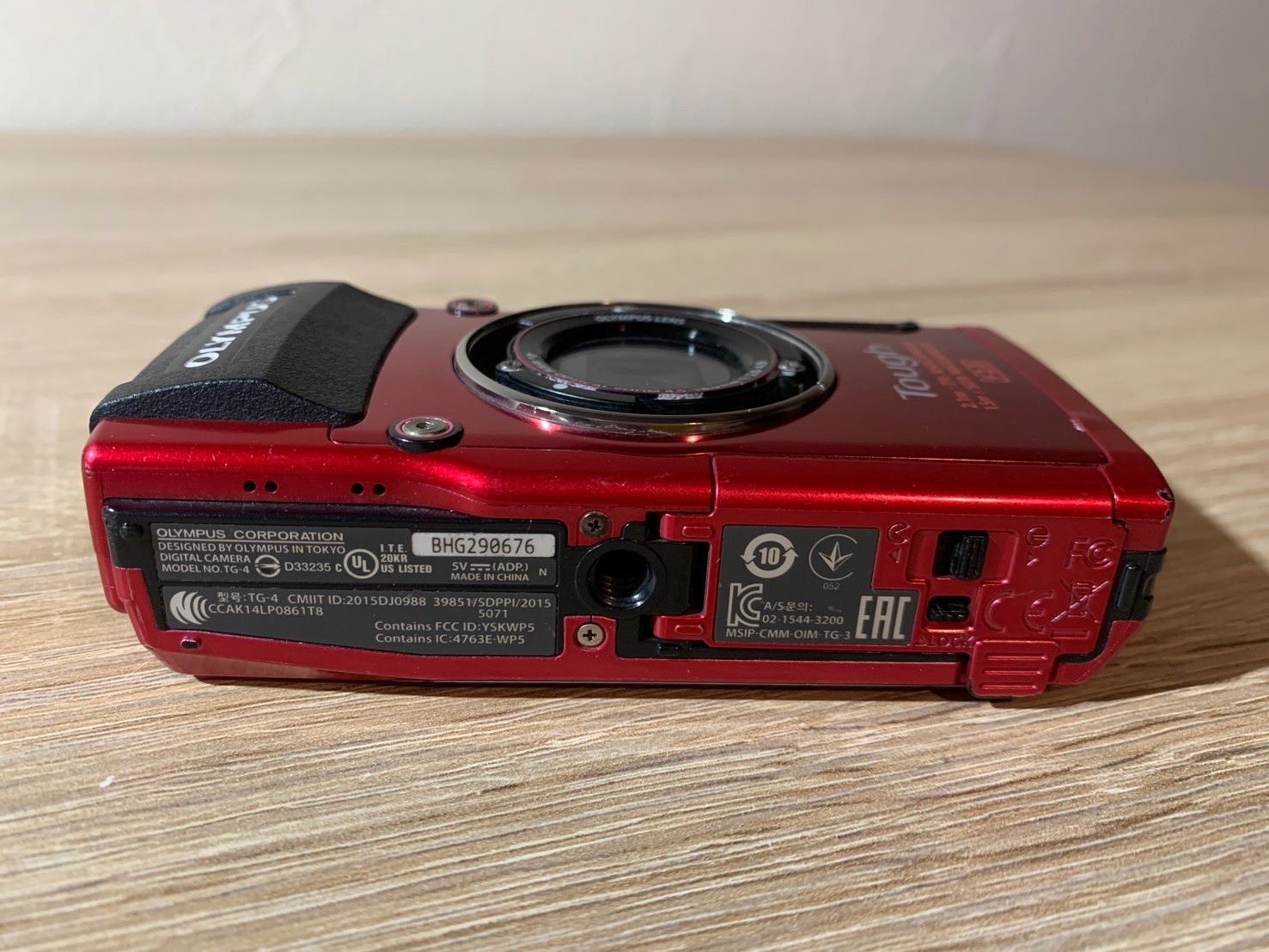 7412 OLYMPUS STYLUS Tough TG-4 レッド デジカメ ジャンク品 - メルカリ