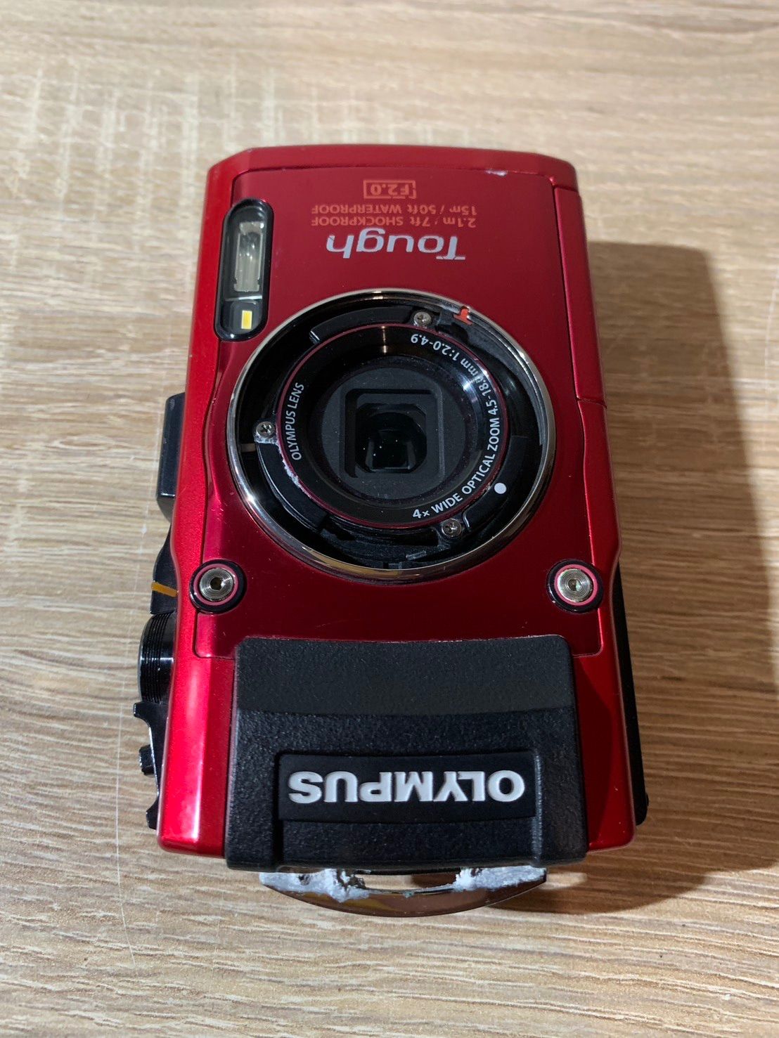 7412 OLYMPUS STYLUS Tough TG-4 レッド デジカメ ジャンク品 - メルカリ