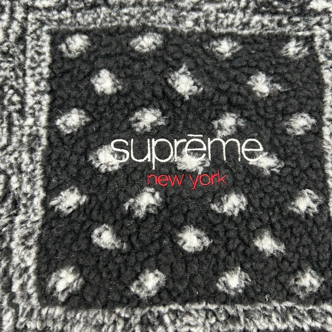 良品】SUPREME シュプリーム 19AW Bandana Fleece Neck Gaiter