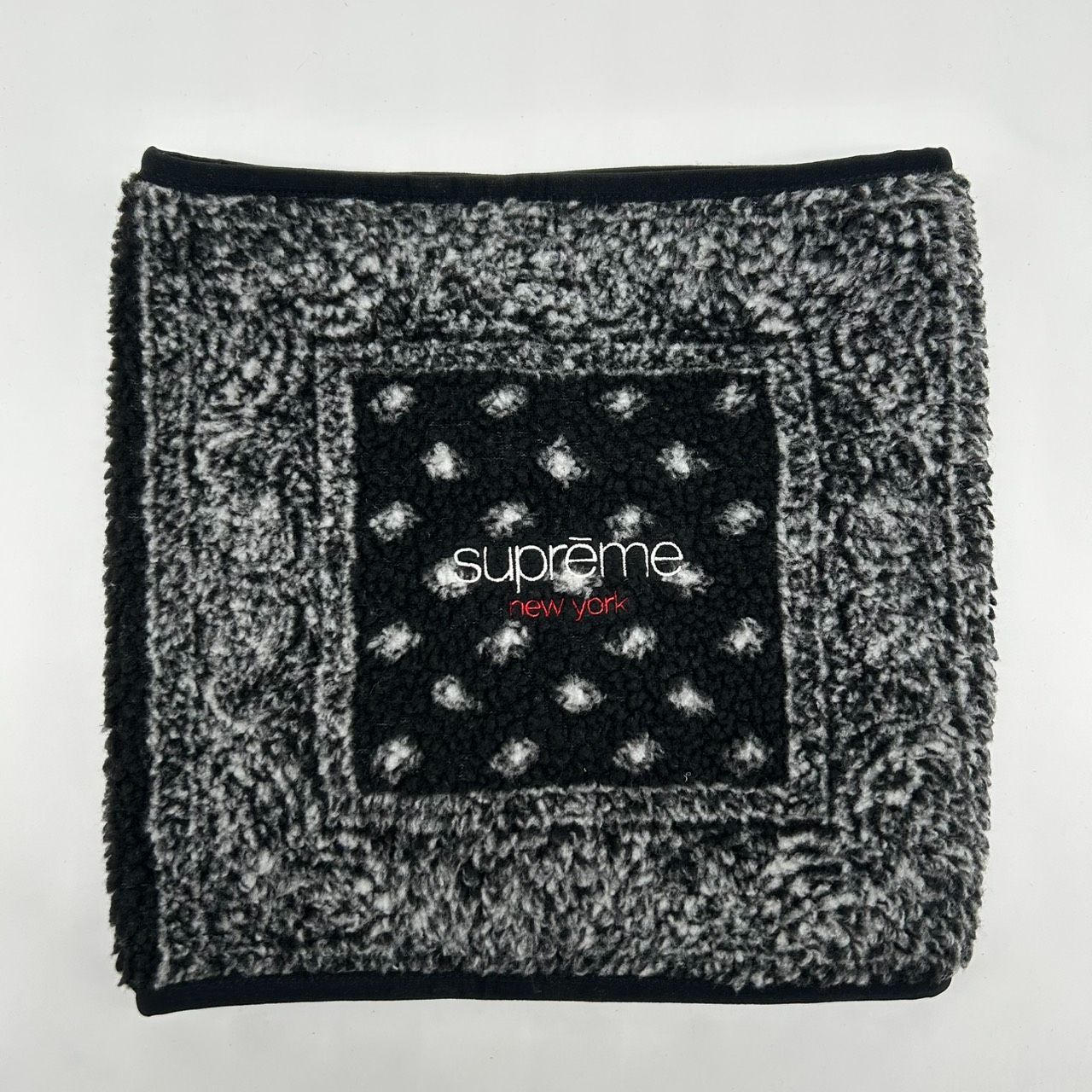 良品】SUPREME シュプリーム 19AW Bandana Fleece Neck Gaiter