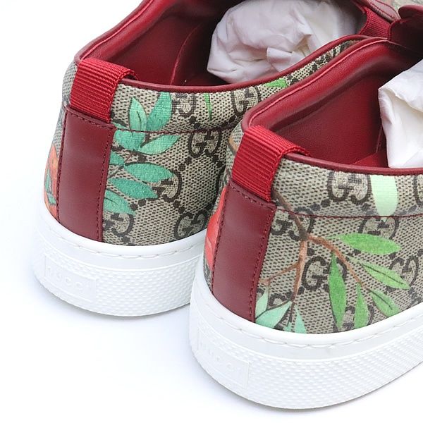 広尾店】未使用品 グッチ GUCCI スリッポン メンズ バードプリント GG