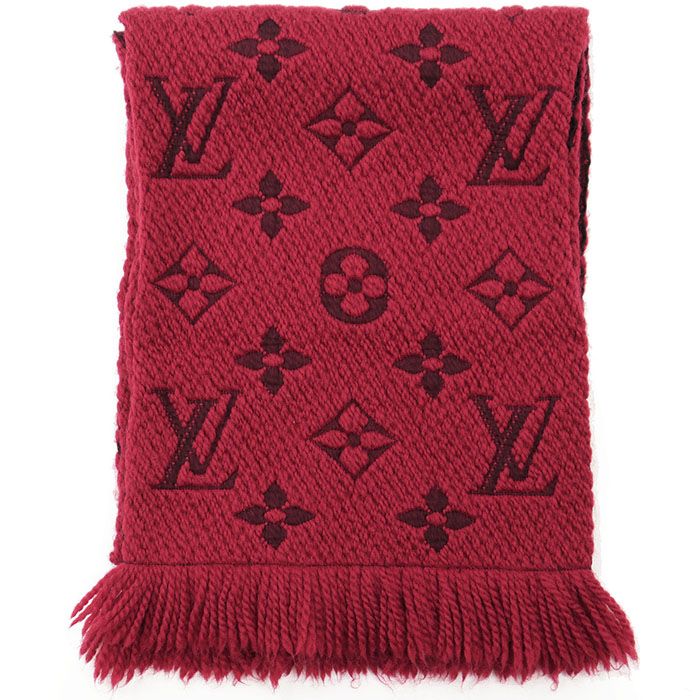 美品】LOUIS VUITTON ルイ・ヴィトン マフラー エシャルプ・ロゴマニア