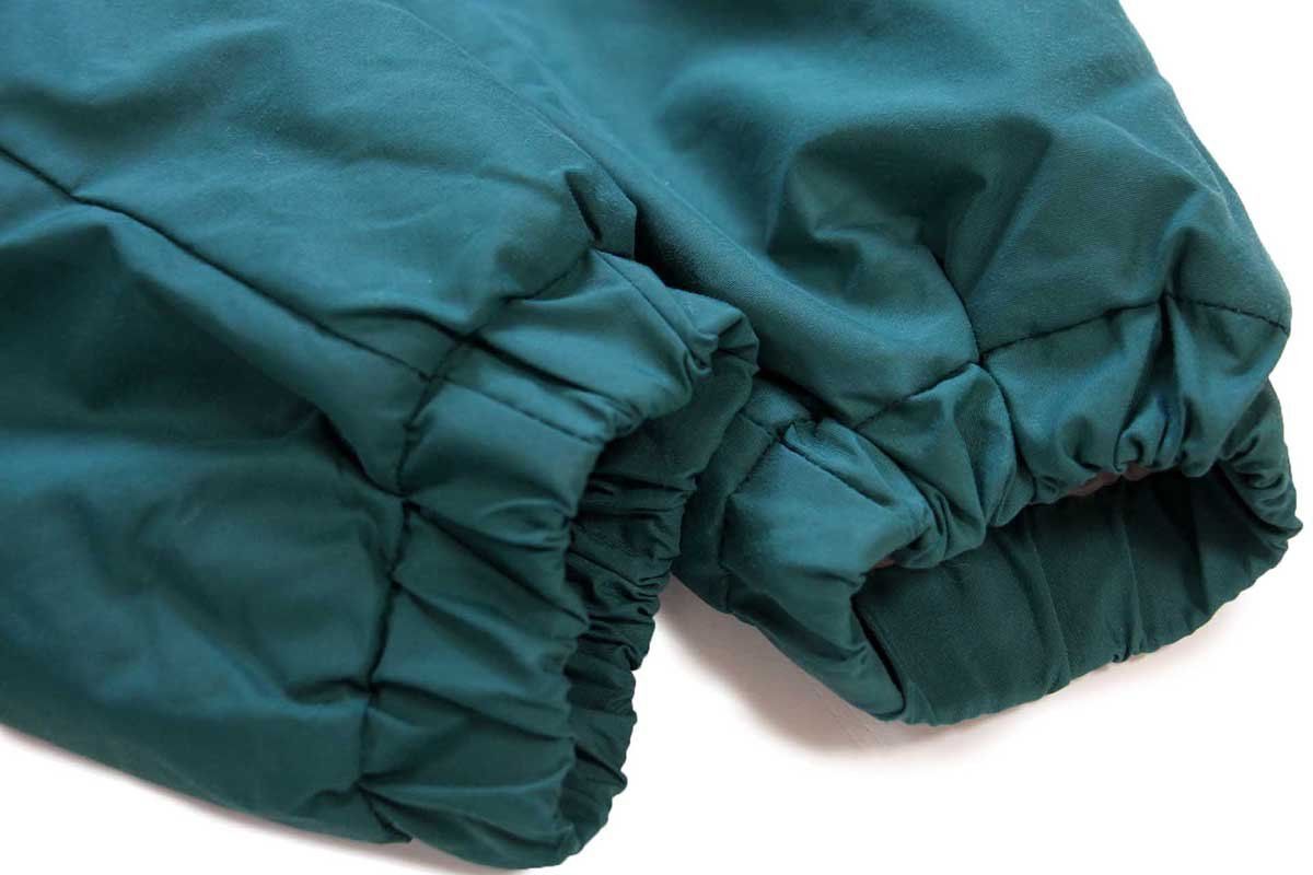 90s L.L.Bean ウォームアップ フリースライナー ナイロンジャケット 緑