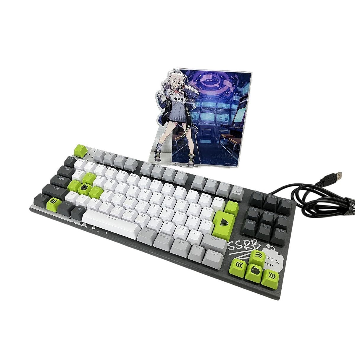 REALFORCE X1UCS1 GX1 獅白ぼたん キーボード アクリルスタンド付き PC