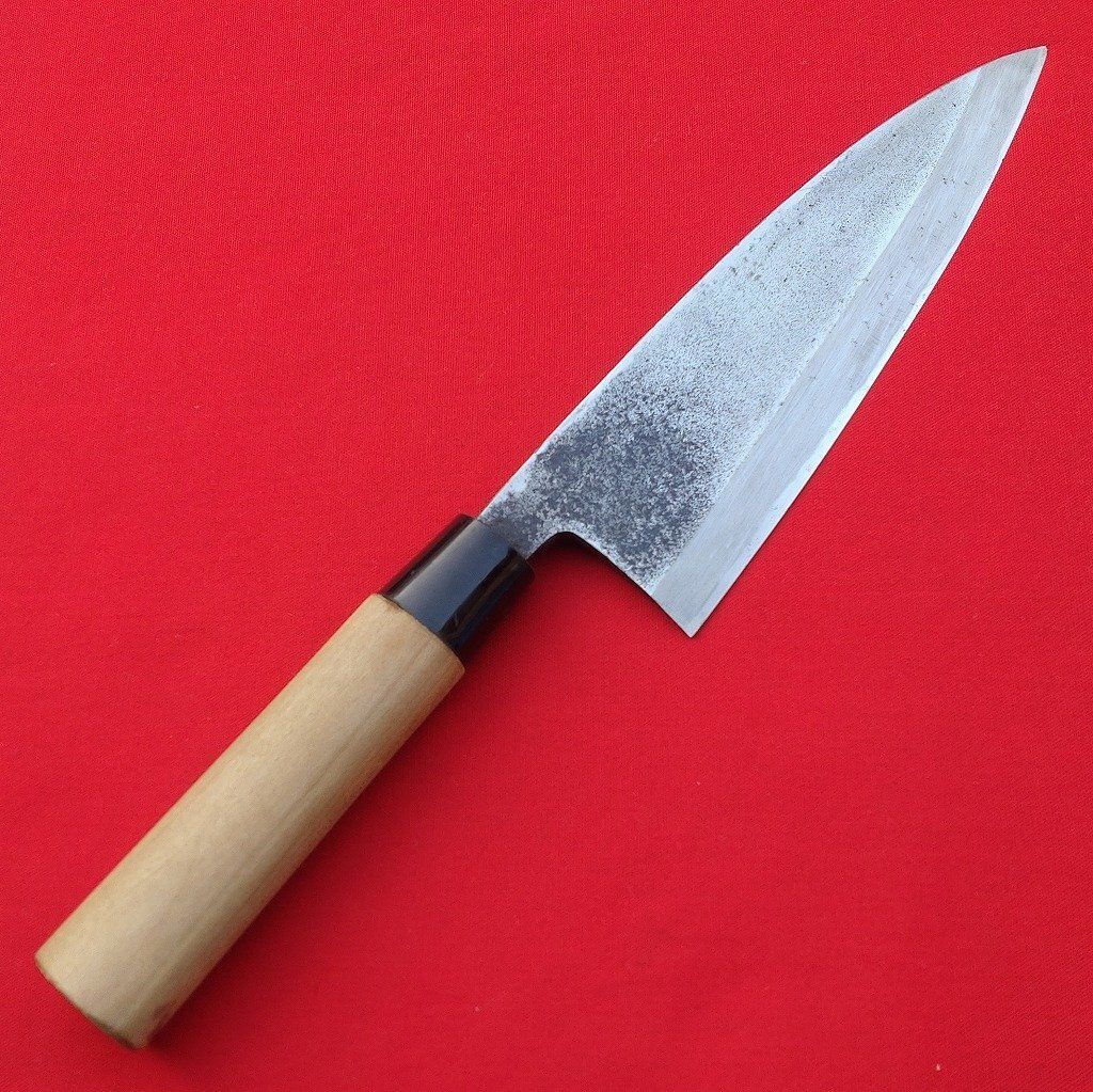 出刃包丁 大型 刃長約200㎜ 峰厚最大約11㎜ 重量約430g 片刃 大型出刃 調理器具 庖丁 刃物 日本製 【3216】