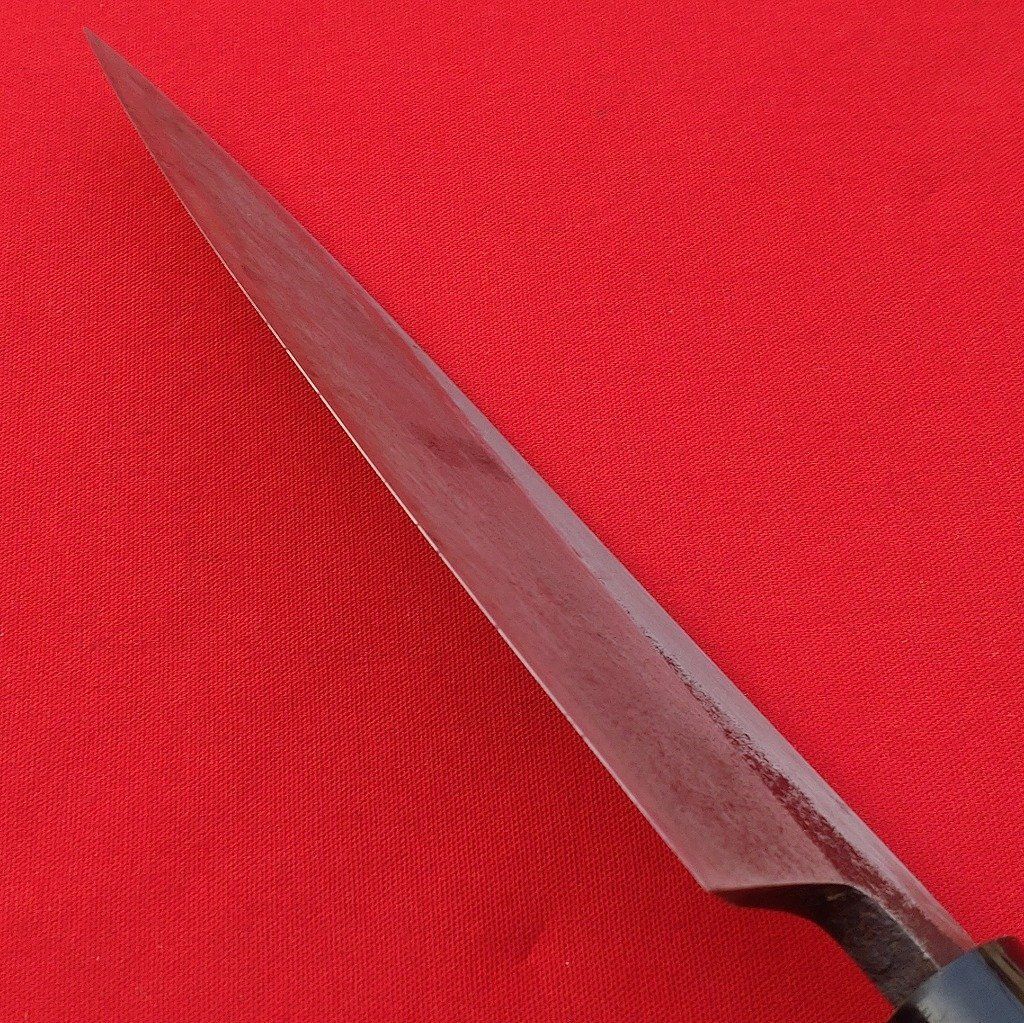 出刃包丁 大型 刃長約200㎜ 峰厚最大約11㎜ 重量約430g 片刃 大型出刃 調理器具 庖丁 刃物 日本製 【3216】