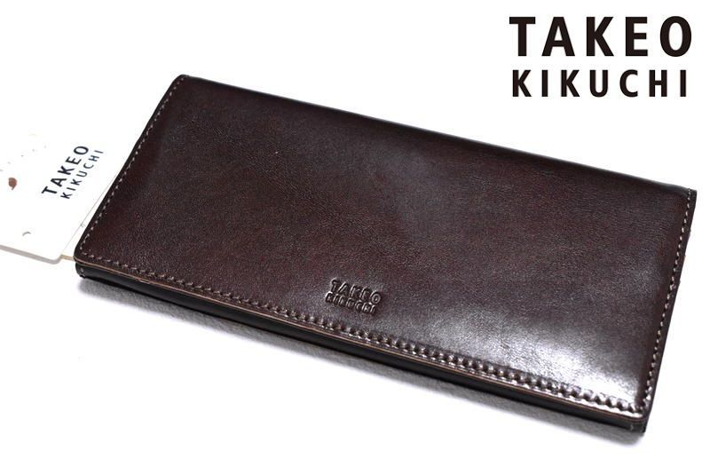 定価1万8700円】新品 TAKEO KIKUCHI【エリア】イタリアンレザー 牛革