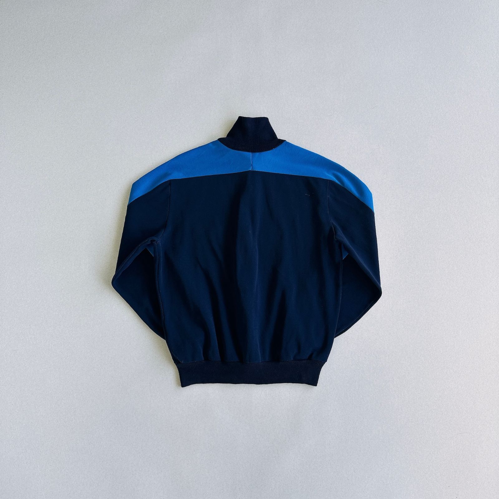 希少】80s-90s PUMA トラックジャケット L相当 紺×水色 切替 激レア