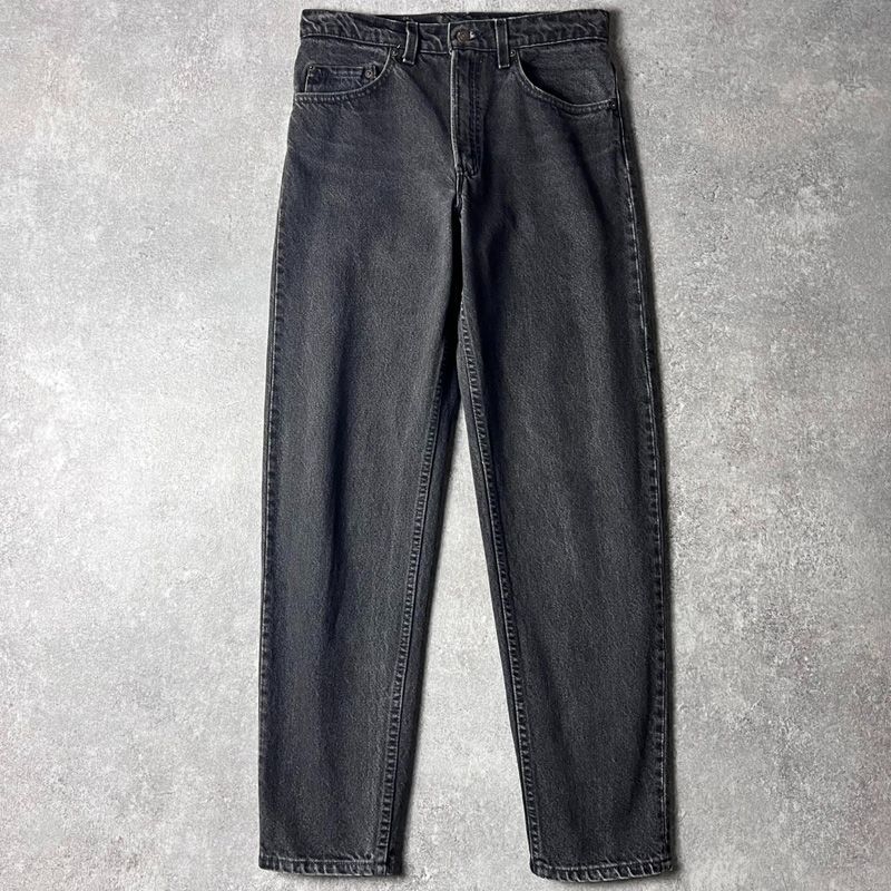 90s USA製 Levis 550 0260 ブラック デニム パンツ 31 32 / 90年代 
