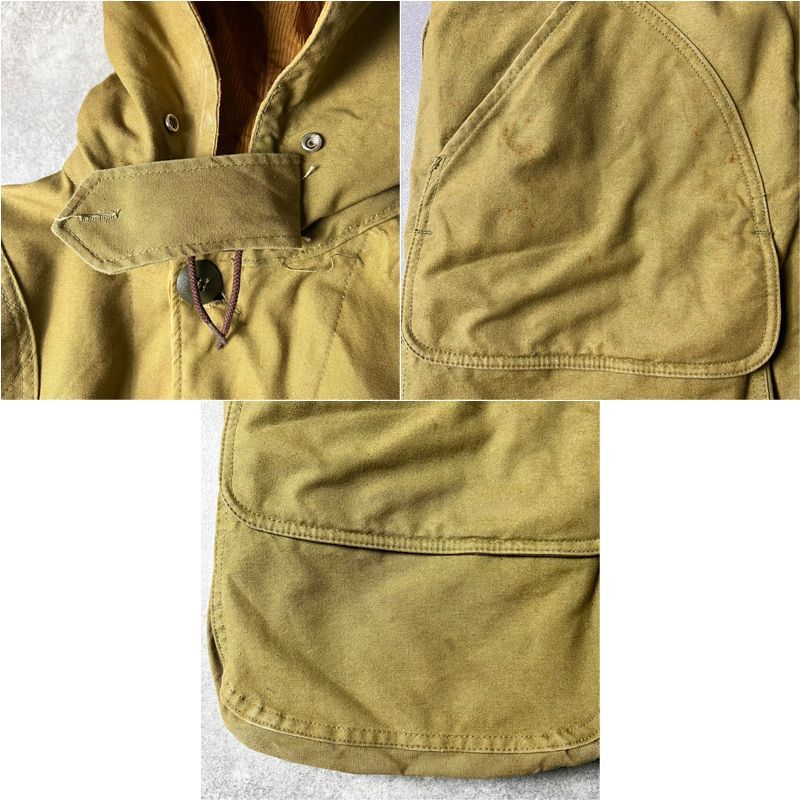 70s Black Sheep フード付き コットン ダック ハンティング ジャケット