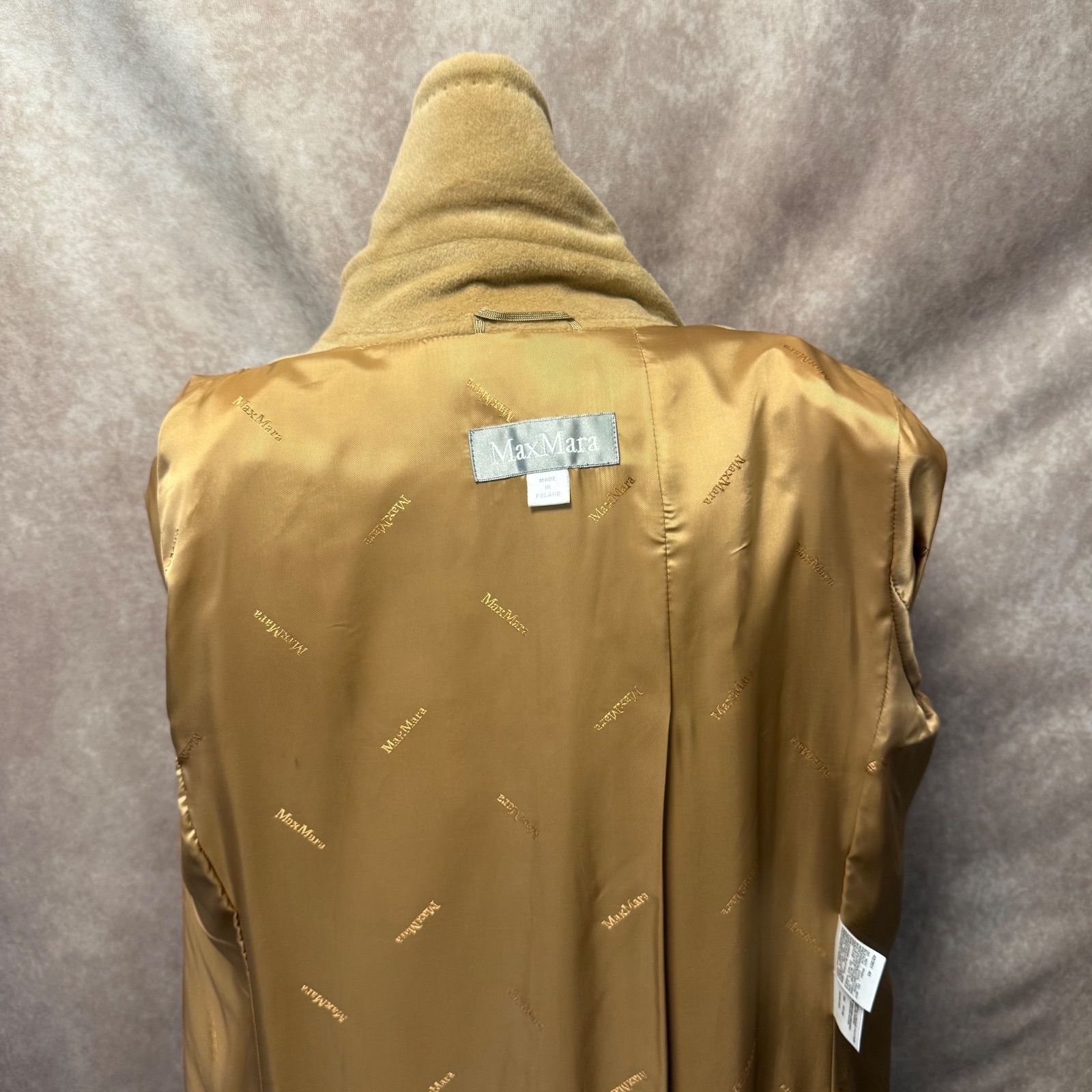 Max Mara マックスマーラ 銀タグ ウール×アンゴラ50% ロングコート