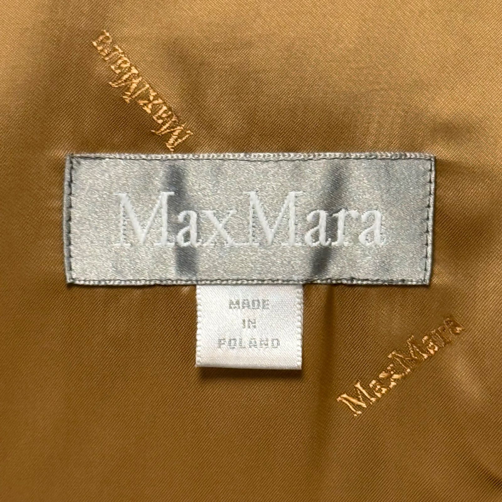 Max Mara マックスマーラ 銀タグ ウール×アンゴラ50% ロングコート