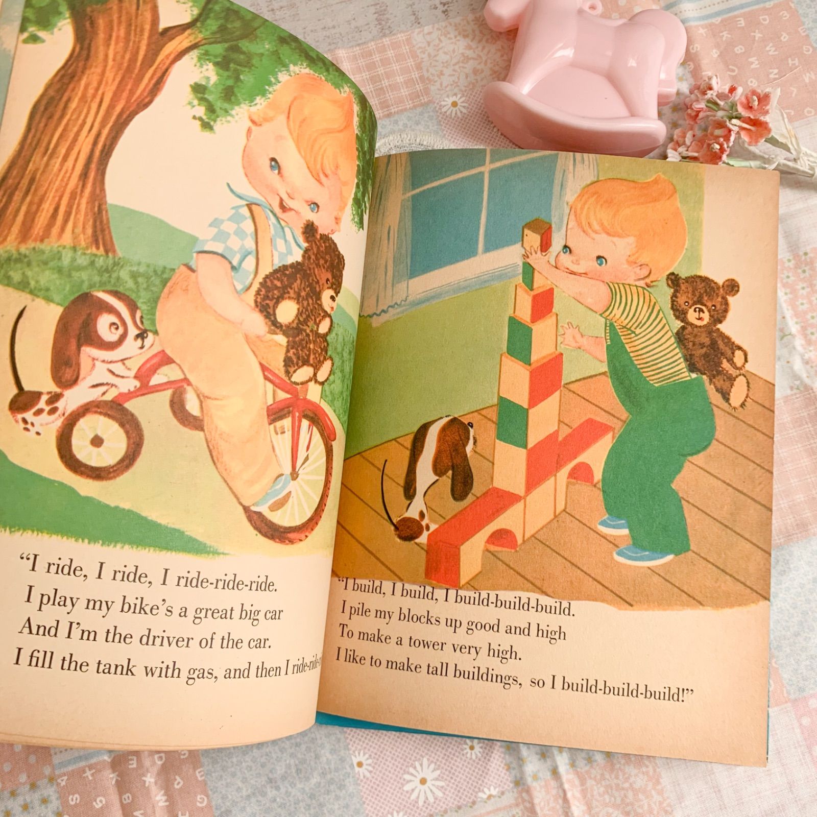 ヴィンテージ 絵本 洋書 ベビーグリーティングカード セット 可愛い