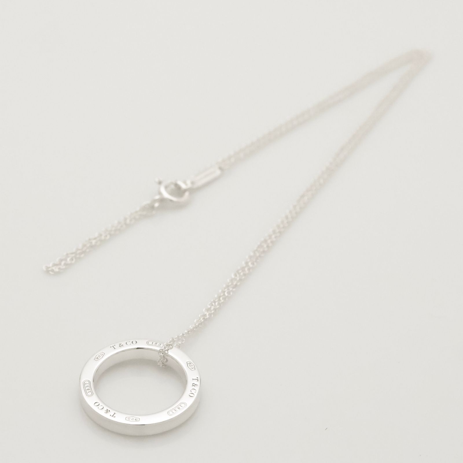 極美品】ティファニー TIFFANY&Co. 1837 ラウンド サークル ネックレス