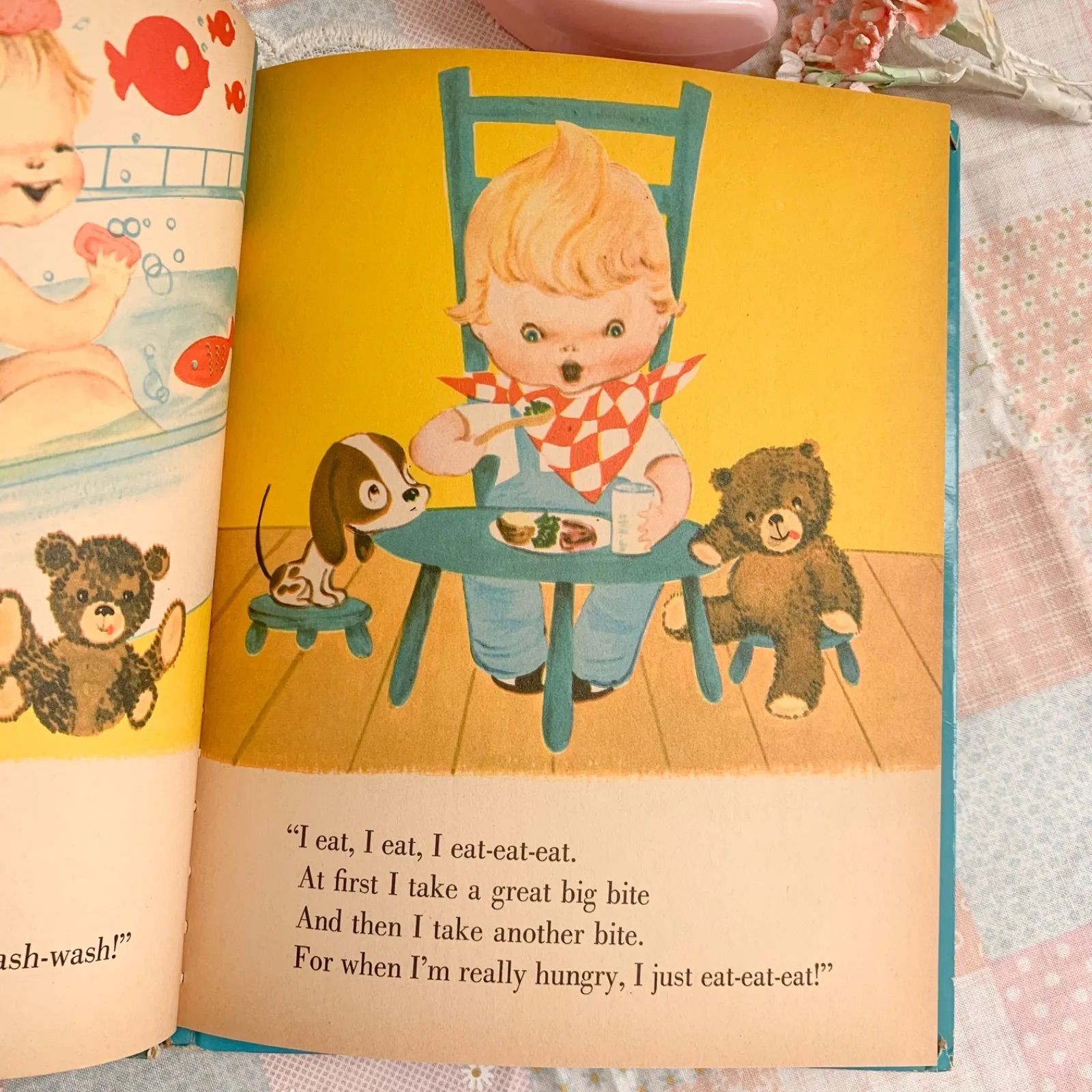 ヴィンテージ 絵本 洋書 ベビーグリーティングカード セット 可愛い