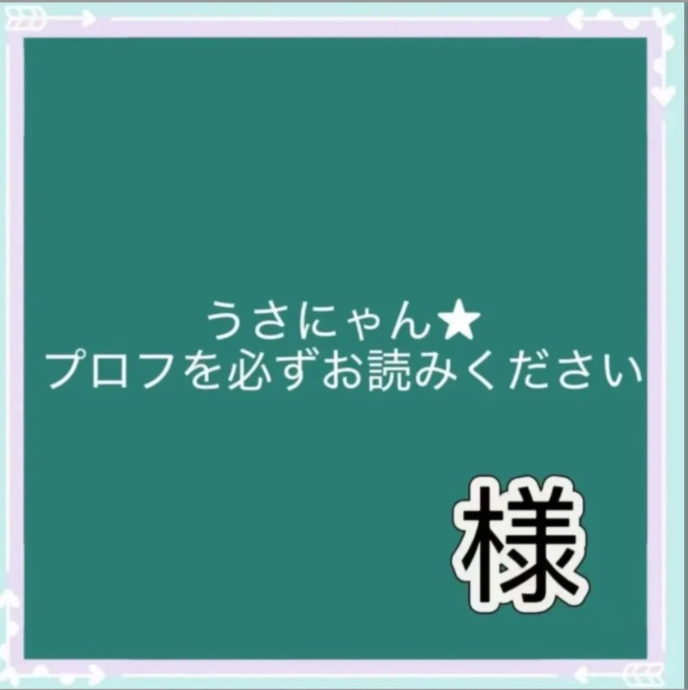 うさにゃん☆プロフを必ずお読みください様専用 - メルカリ