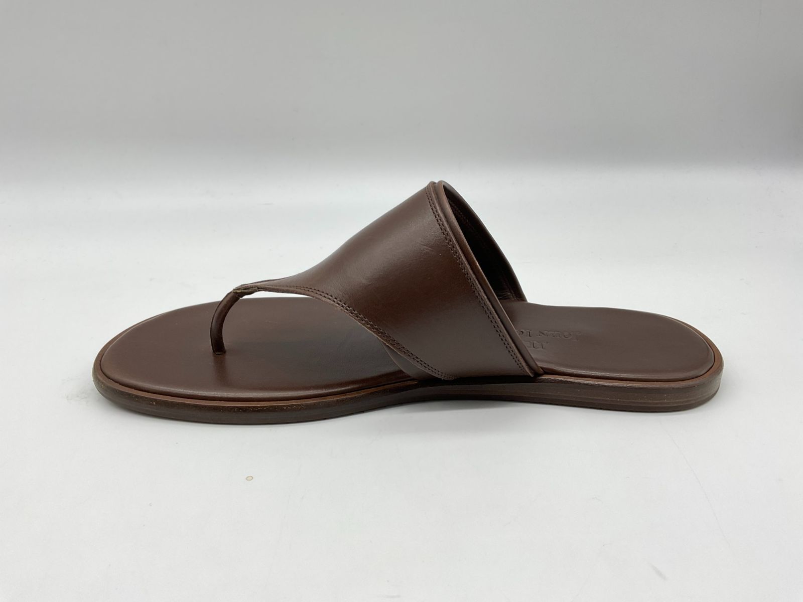 メンズ John Lobb ジョンロブ レザートングサンダル 7 ブラウン